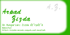 arpad zizda business card